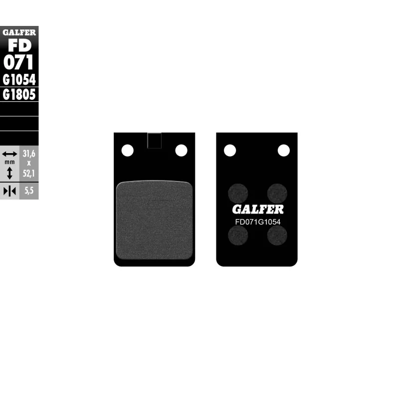 Brake Pads Galfer FD071G1054