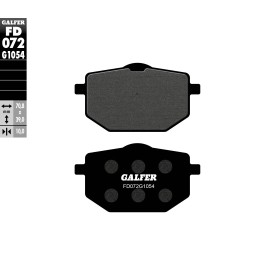 Pastillas de Freno Galfer FD072G1054