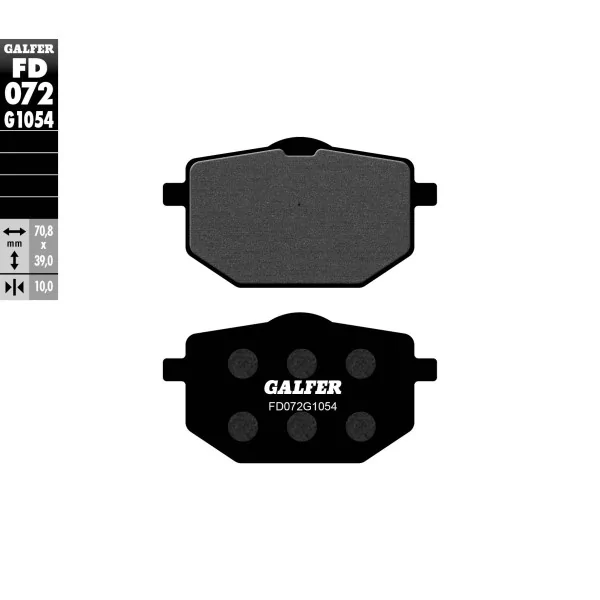 Pastillas de Freno Galfer FD072G1054