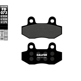 Plaquettes de Frein Galfer FD073G1054