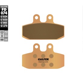 Plaquettes de Frein Galfer FD074G1370