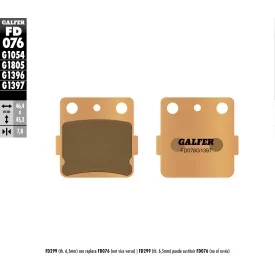 Pastiglie Freno Galfer FD076G1397