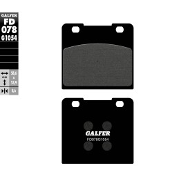 Plaquettes de Frein Galfer FD078G1054