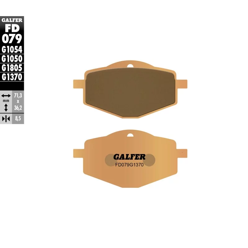 Bremsbeläge Galfer FD079G1370 Bremsbeläge Galfer FD079G1370