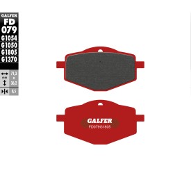 Pastillas de Freno Galfer FD079G1805