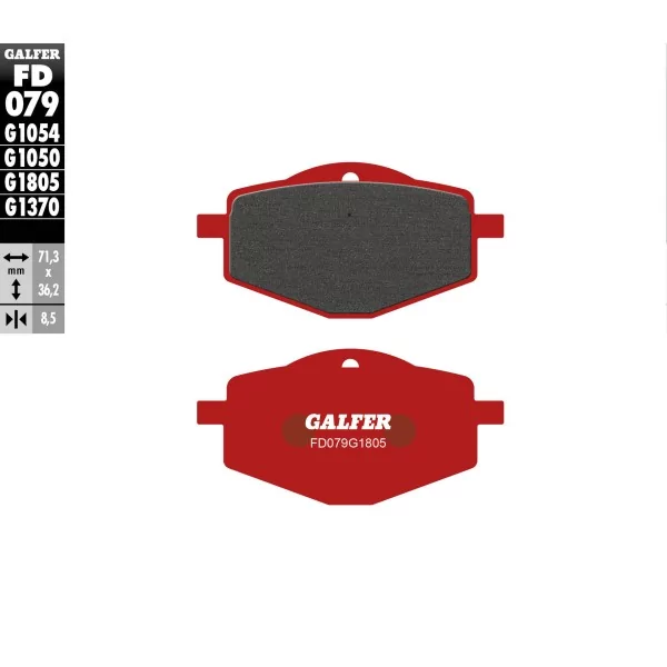 Pastiglie Freno Galfer FD079G1805