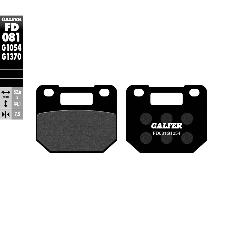 Brake Pads Galfer FD081G1054 Brake Pads Galfer FD081G1054