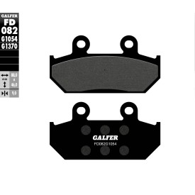 Plaquettes de Frein Galfer FD082G1054