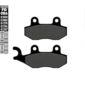 Brake Pads Galfer FD086G1054