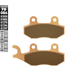 Brake Pads Galfer FD086G1397