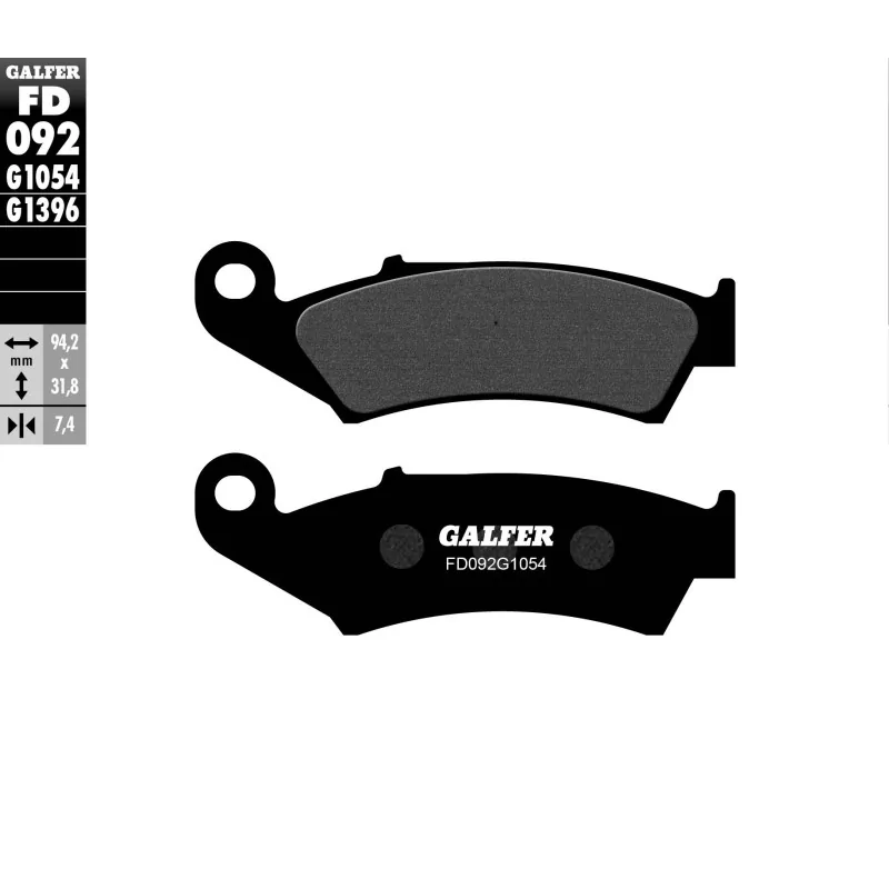 Bremsbeläge Galfer FD092G1054 Bremsbeläge Galfer FD092G1054