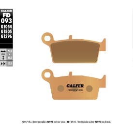 Plaquettes de Frein Galfer FD093G1396