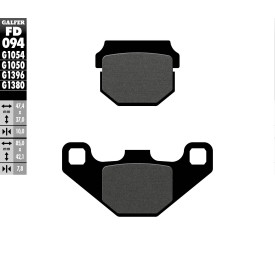 Brake Pads Galfer FD094G1050