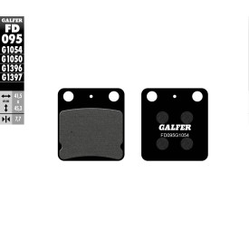 Plaquettes de Frein Galfer FD095G1054