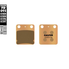 Pastillas de Freno Galfer FD095G1396