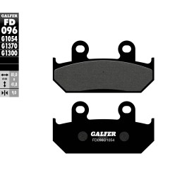 Bremsbeläge Galfer FD096G1054