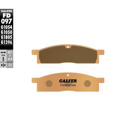 Plaquettes de Frein Galfer FD097G1396