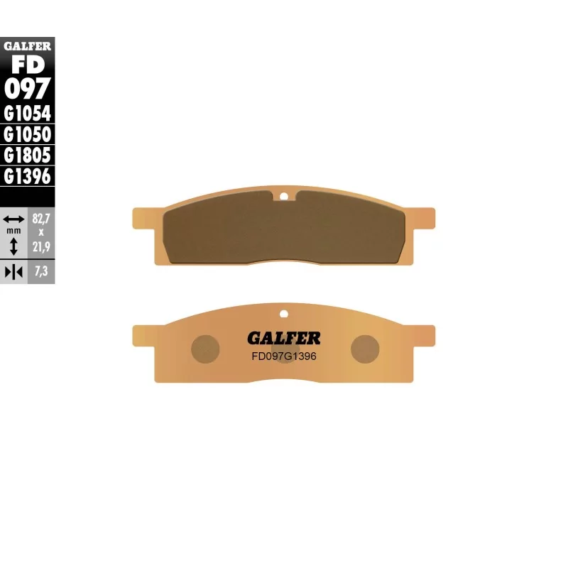 Bremsbeläge Galfer FD097G1396 Bremsbeläge Galfer FD097G1396