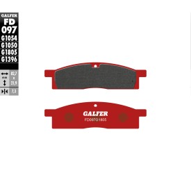 Pastillas de Freno Galfer FD097G1805