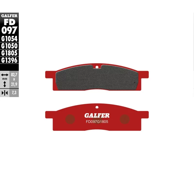 Bremsbeläge Galfer FD097G1805 Bremsbeläge Galfer FD097G1805