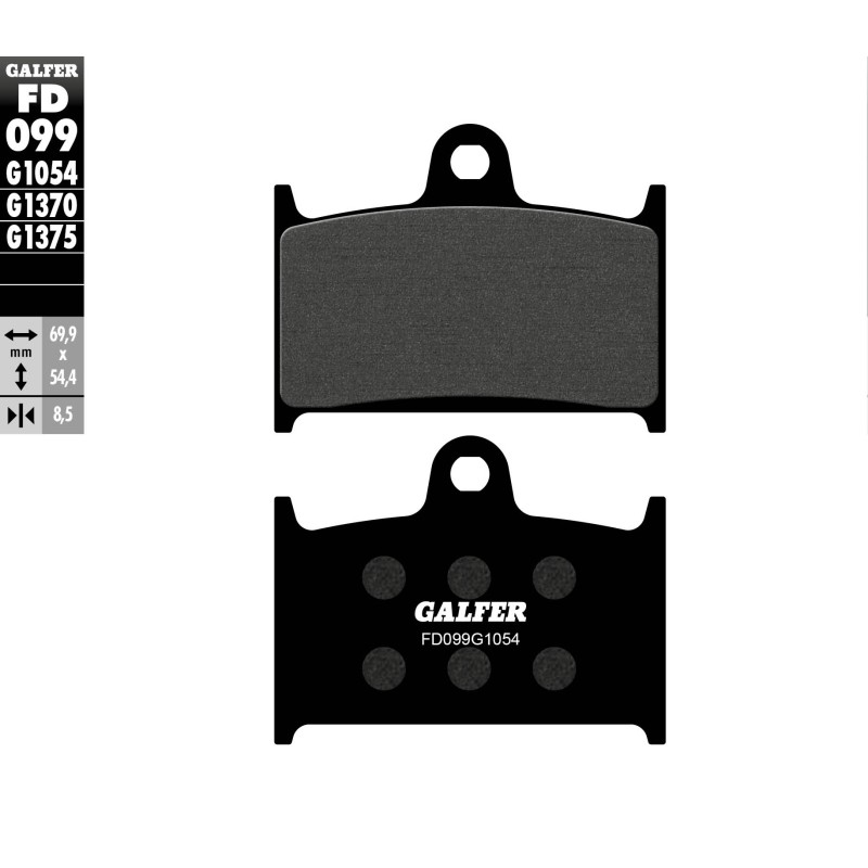 Brake Pads Galfer FD099G1054 Brake Pads Galfer FD099G1054