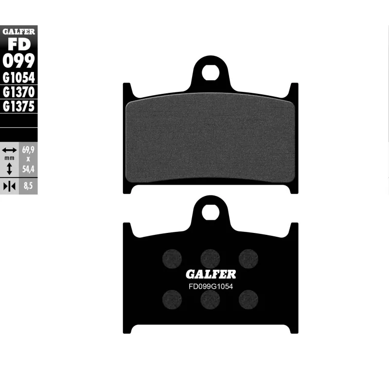 Bremsbeläge Galfer FD099G1054 Bremsbeläge Galfer FD099G1054