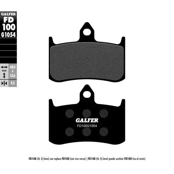 Bremsbeläge Galfer FD100G1054