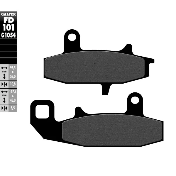 Brake Pads Galfer FD101G1054