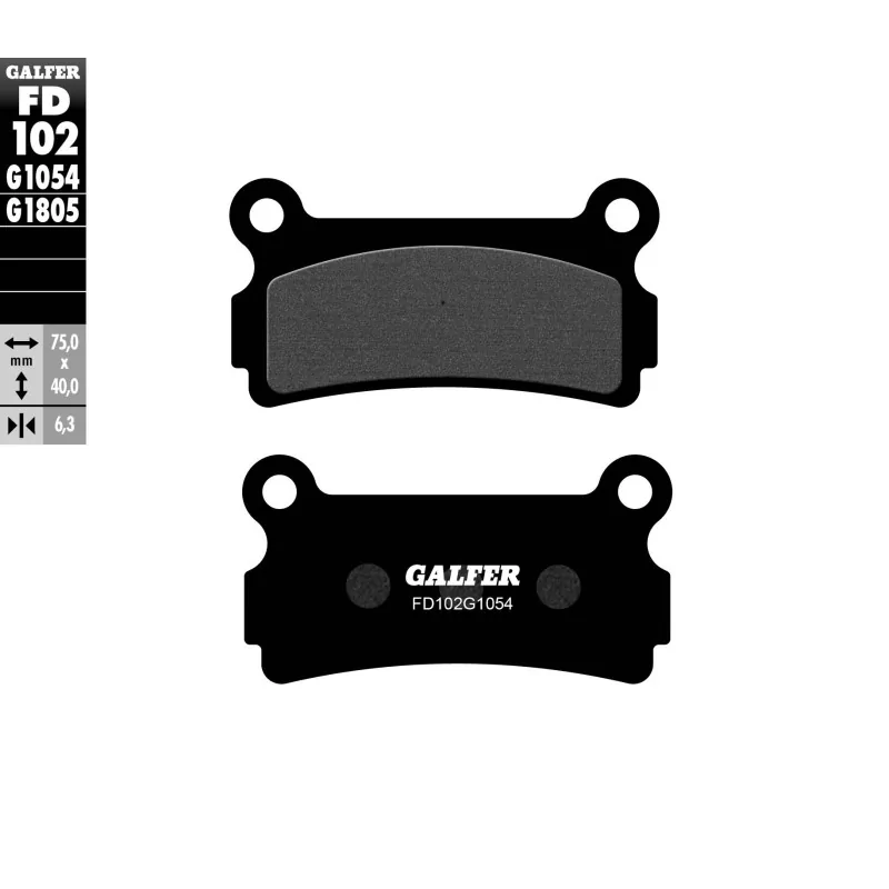 Bremsbeläge Galfer FD102G1054 Bremsbeläge Galfer FD102G1054