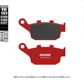 Plaquettes de Frein Galfer FD103G1805
