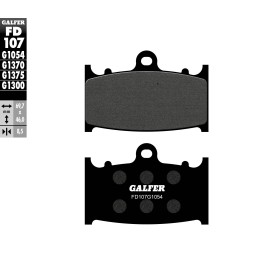 Pastiglie Freno Galfer FD107G1054