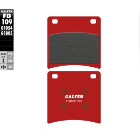Plaquettes de Frein Galfer FD109G1805