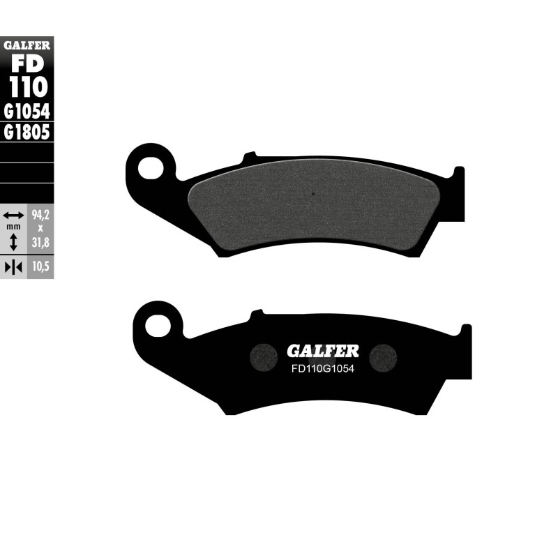 Plaquettes de Frein Galfer FD110G1054 Plaquettes de Frein Galfer FD110G1054