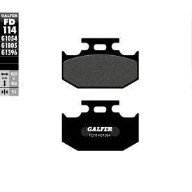 Brake Pads Galfer FD114G1054