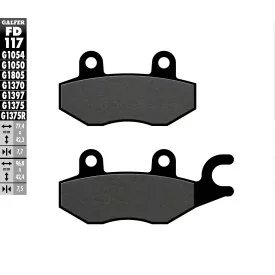 Brake Pads Galfer FD117G1054
