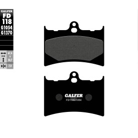 Plaquettes de Frein Galfer FD118G1054