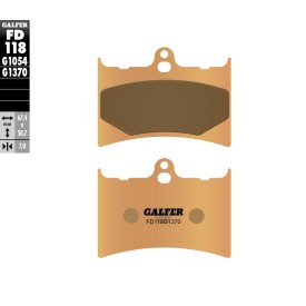Pastiglie Freno Galfer FD118G1370