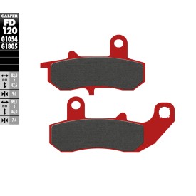 Plaquettes de Frein Galfer FD120G1805