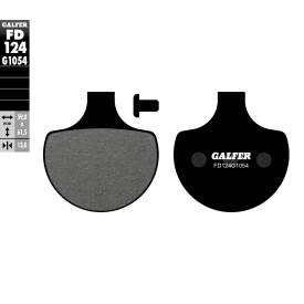 Bremsbeläge Galfer FD124G1054