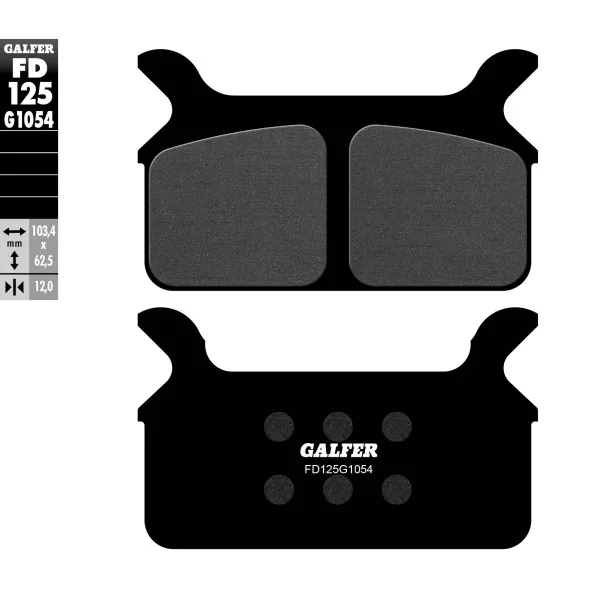 Brake Pads Galfer FD125G1054