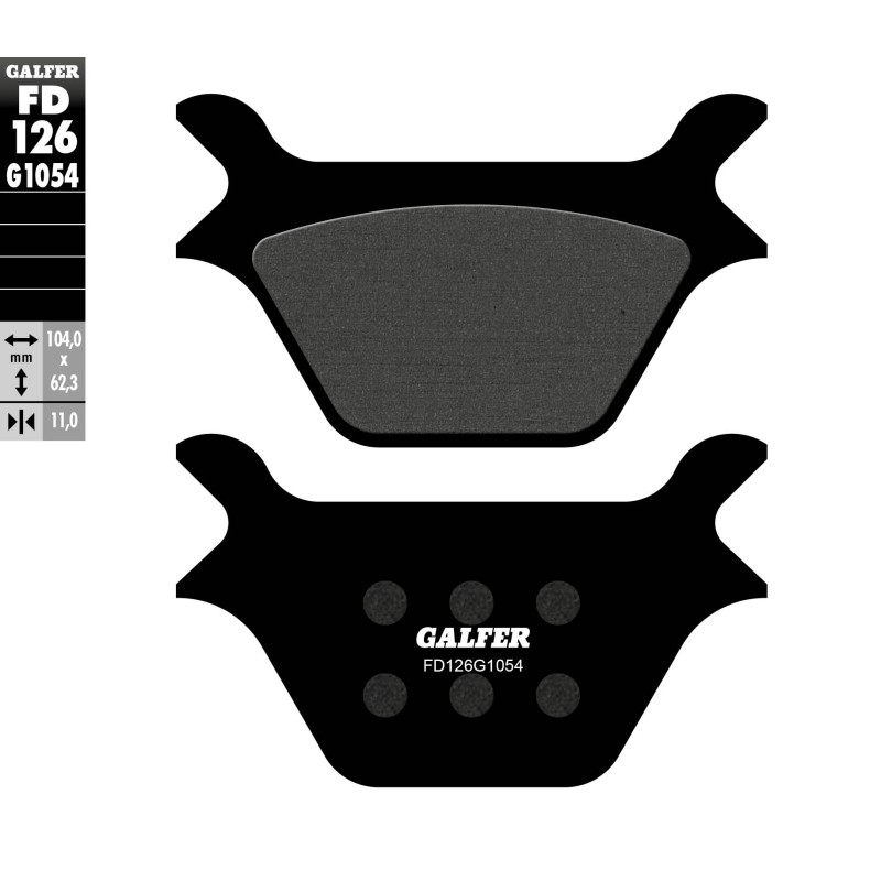Plaquettes de Frein Galfer FD126G1054 Plaquettes de Frein Galfer FD126G1054