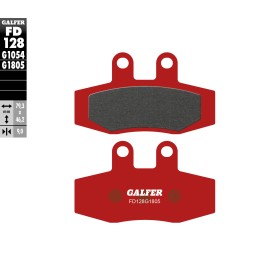 Pastiglie Freno Galfer FD128G1805