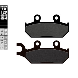 Plaquettes de Frein Galfer FD129G1054