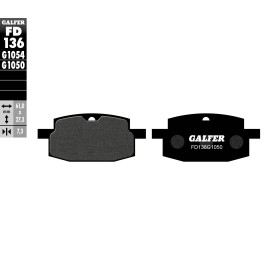 Bremsbeläge Galfer FD136G1050