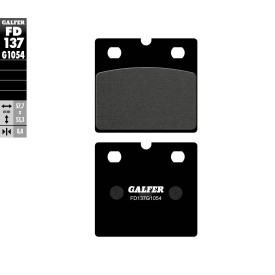 Pastillas de Freno Galfer FD137G1054