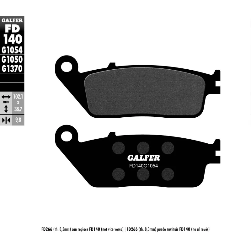 Pastiglie Freno Galfer FD140G1054 Pastiglie Freno Galfer FD140G1054