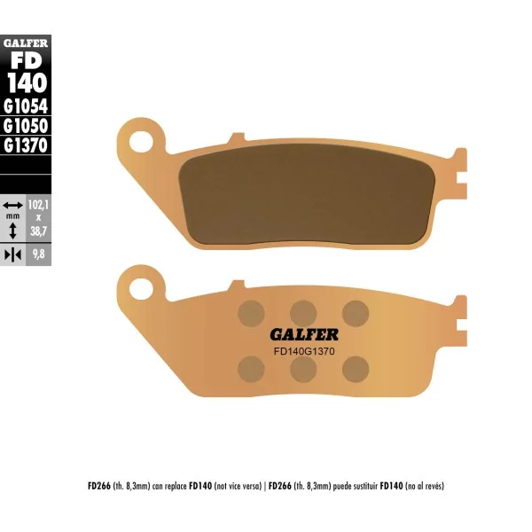 Bremsbeläge Galfer FD140G1370