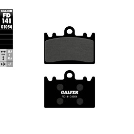 Plaquettes de Frein Galfer FD141G1054
