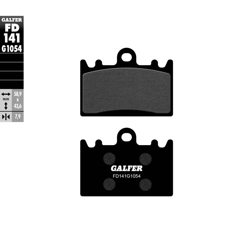 Pastiglie Freno Galfer FD141G1054 Pastiglie Freno Galfer FD141G1054