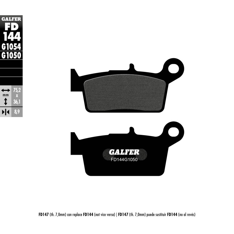 Brake Pads Galfer FD144G1050 Brake Pads Galfer FD144G1050
